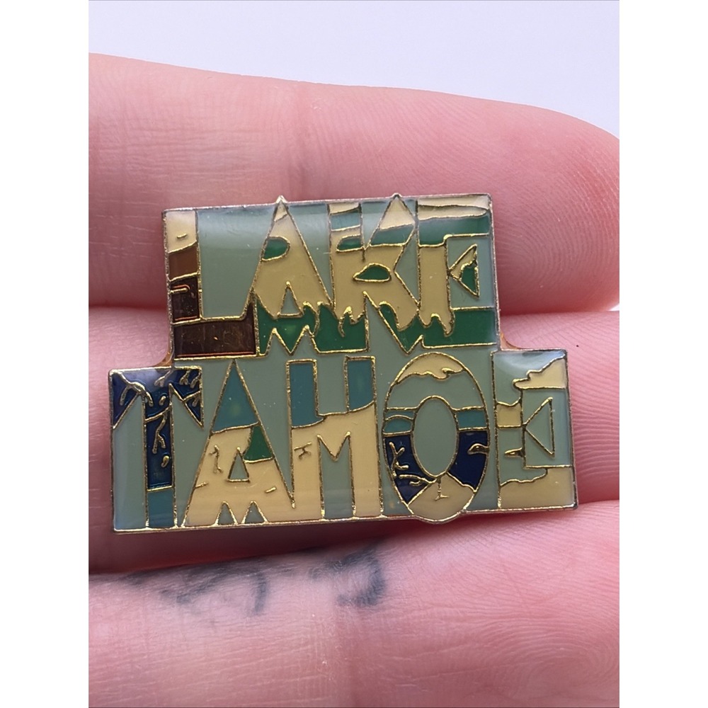 Vintage Lake Tahoe California Nevada Lapel Hat Pin